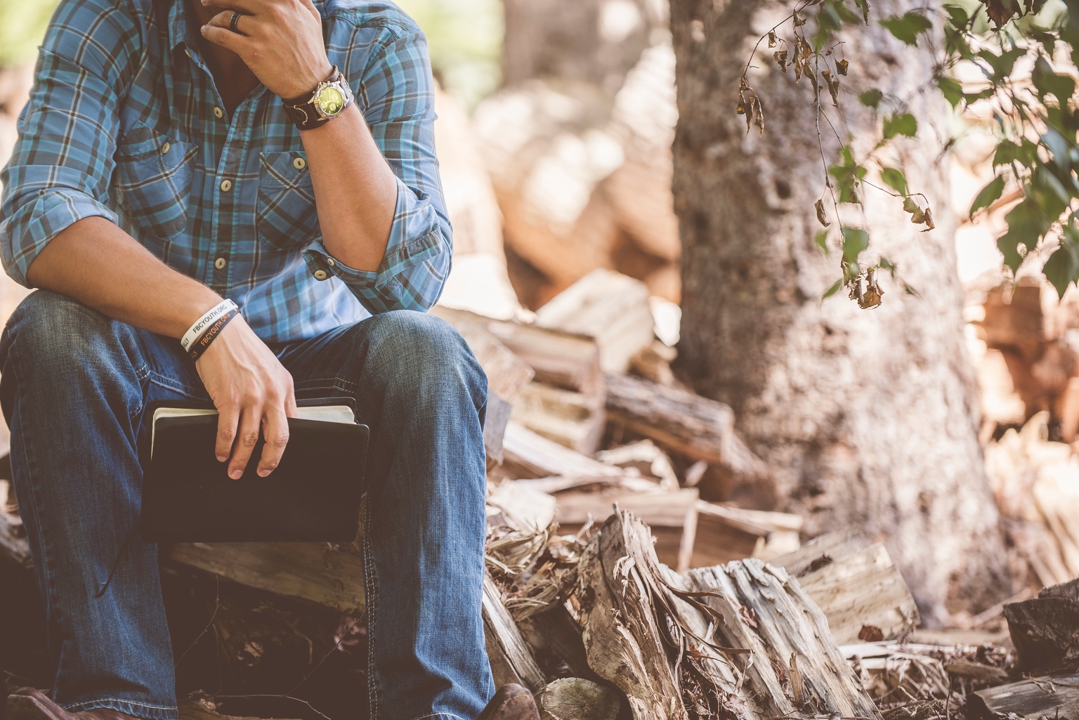 Man praying